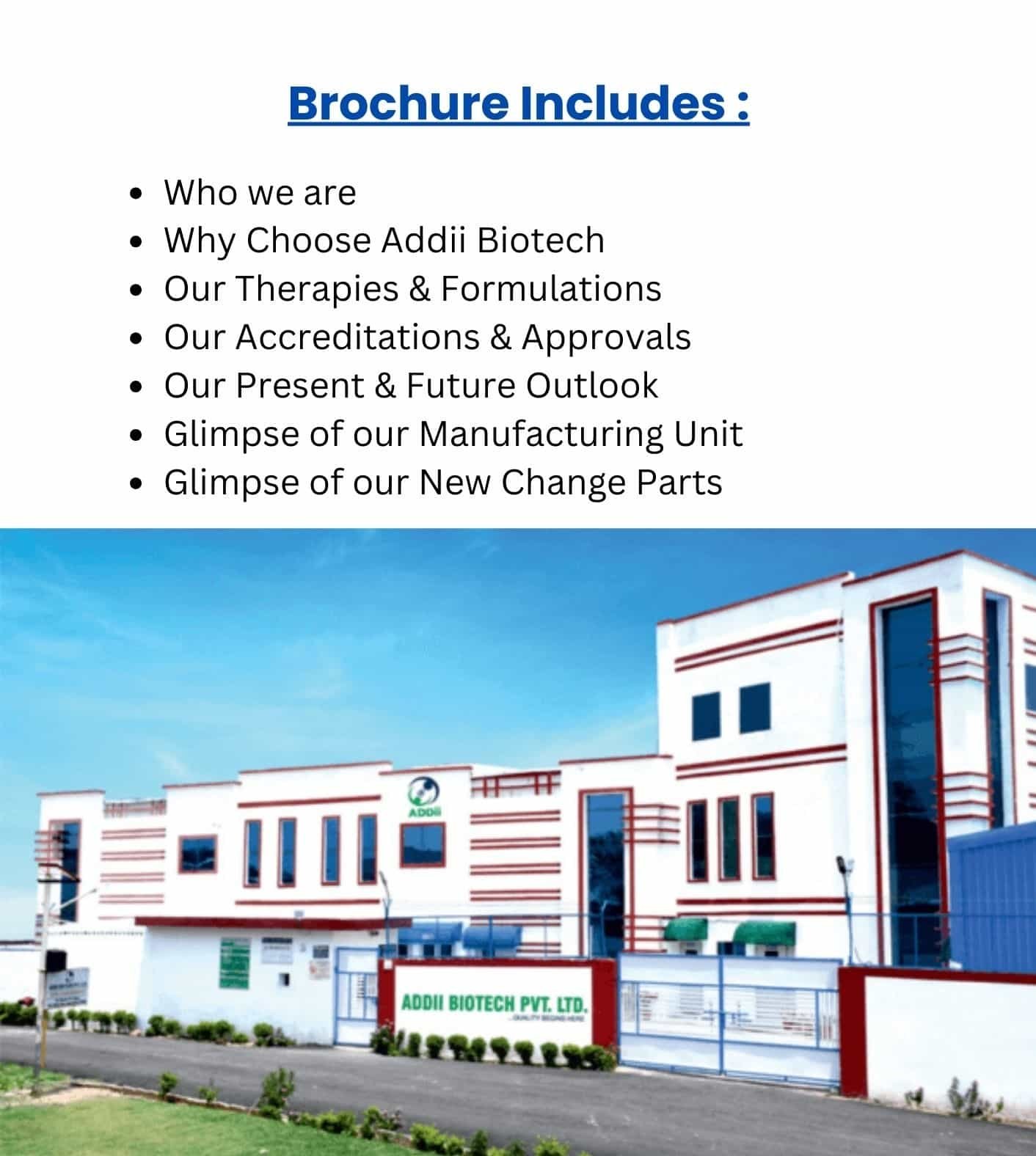 Addii Biotech Brochure Download