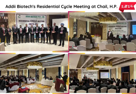 Addii Biotech's Residential Cycle Meeting at Chail, H.P. 2024